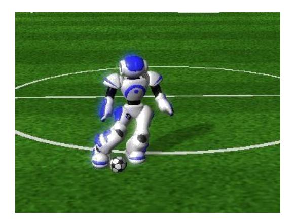 Fig. 2. Kicking to a position