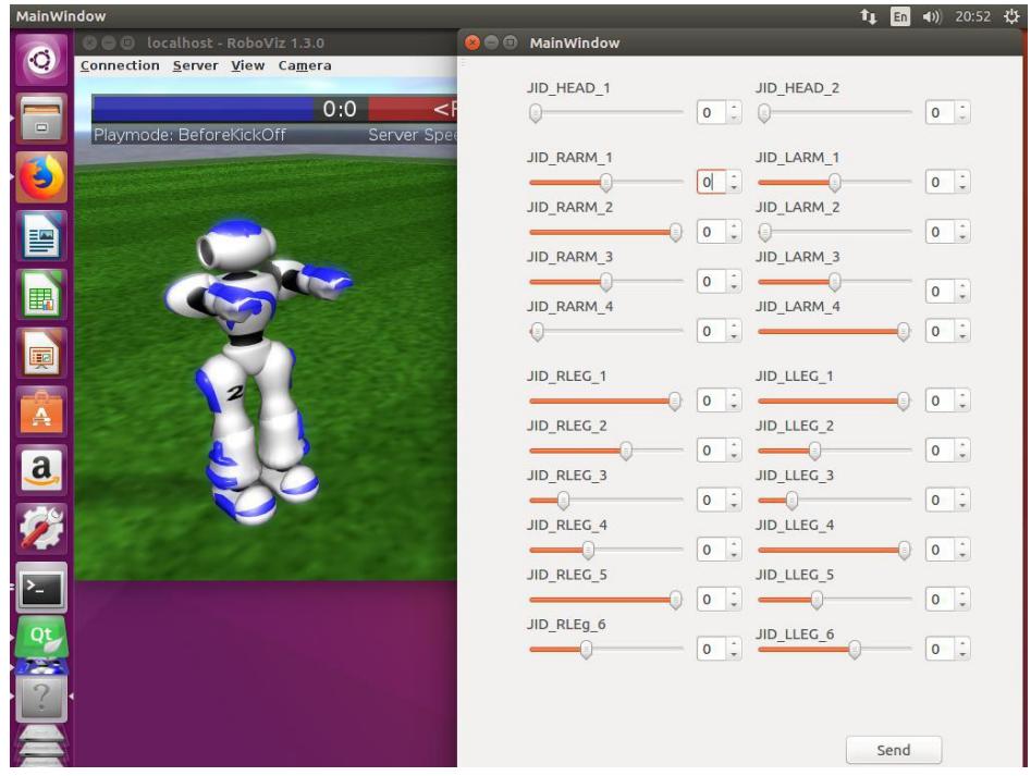 Fig.4. HfutEngine3D RoboController