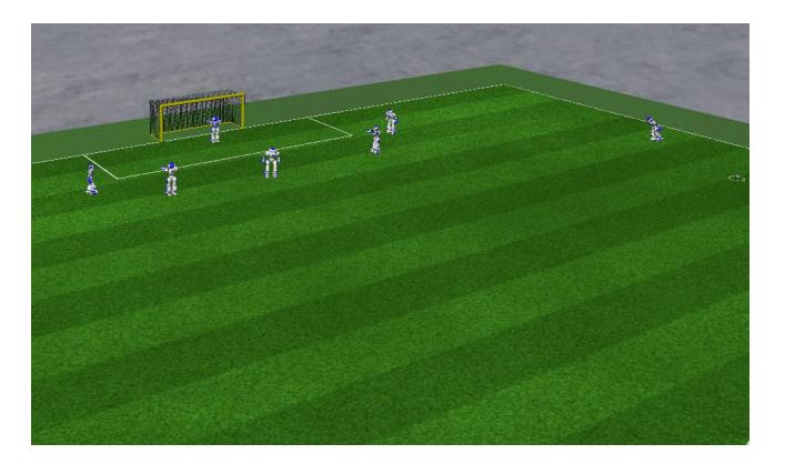 Fig. 4: Defensive mode positioning