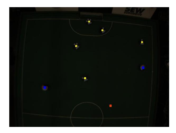 Fig. 6. Color segmentation