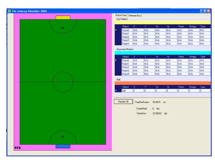 Simulator UI Screenshot