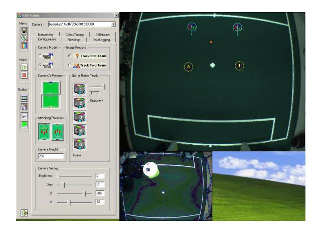 Fig. 3. Vision System User Interface