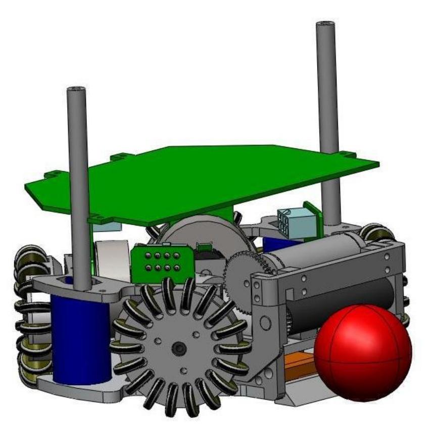 Fig.2. 3D figure of the Immortals robots base