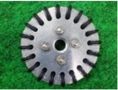 Various type of the wheels used for evaluation.