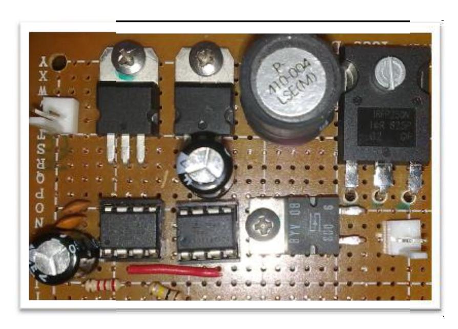 Picture 8: Boost Convertor circuit