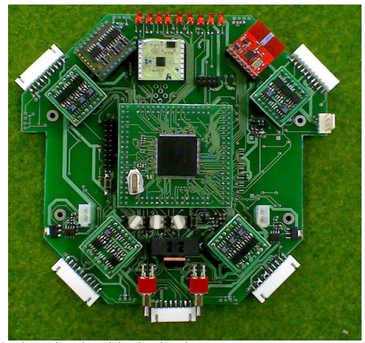 Fig. 5. The electronic main and daughter board