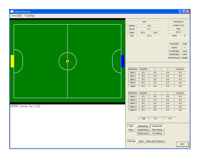 Fig. 10. GUI of the server program