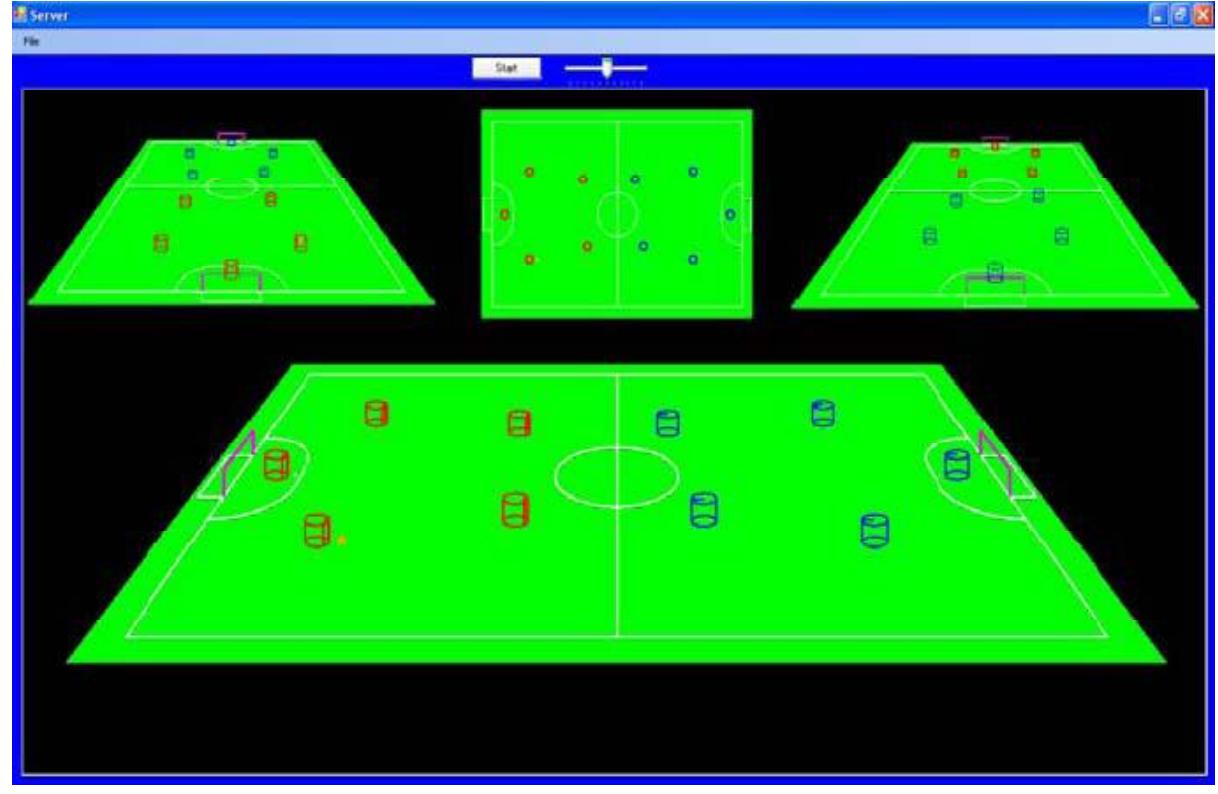 A Screenshot of game simulator program.
