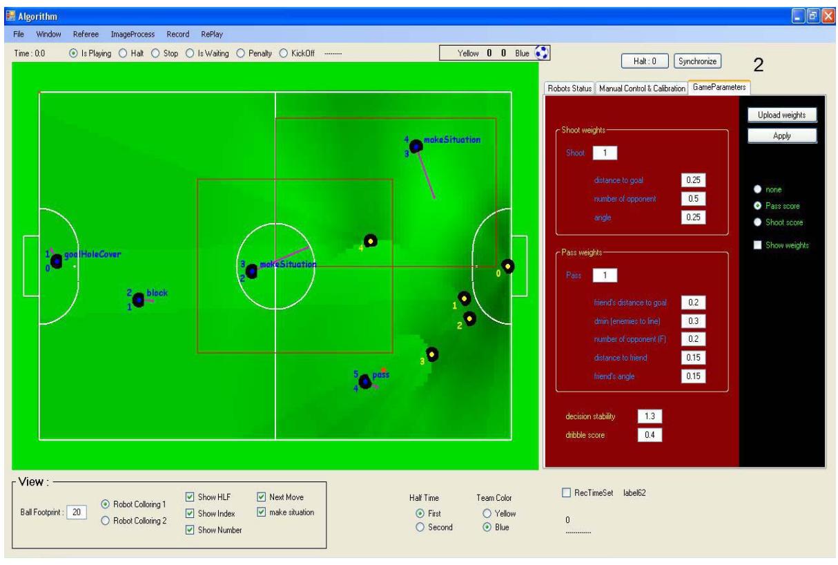 A Screenshot of the game manager software.