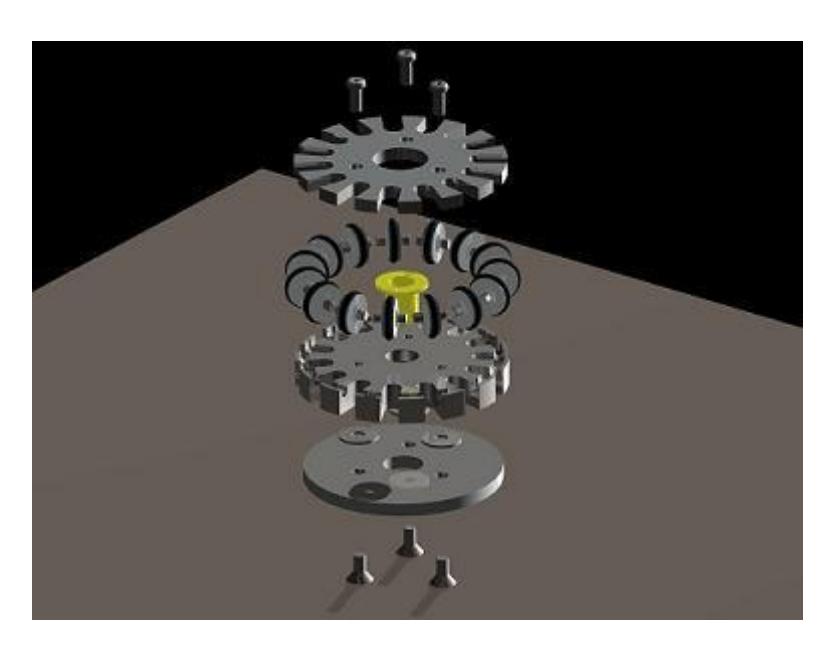 Fig. 5. Render of the wheel design.