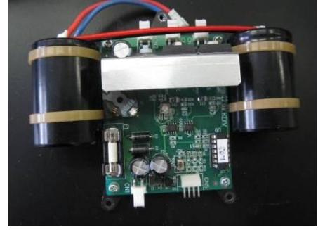 Fig. 3. Kicker and voltage booster (Left: kicker, Right: voltage booster)