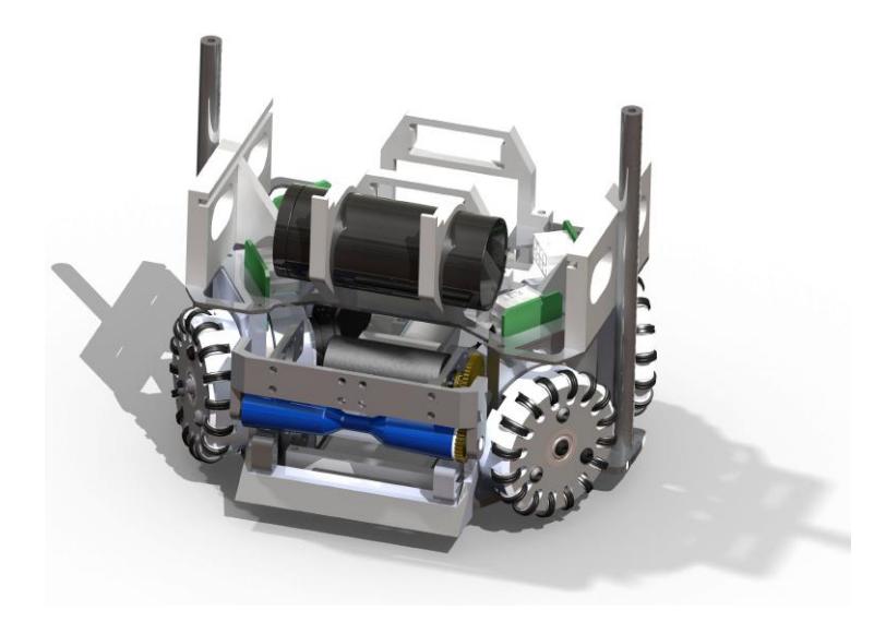 Fig. 1. Mechanical view of the robot