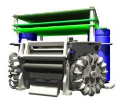 2007 Robot (left) vs. 2008 Robot (center) vs. 2010 Robot CAD Rendering (right)