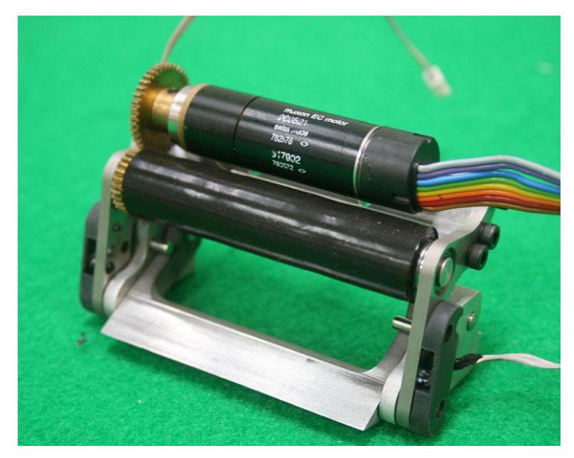 Fig. 11. The dribbler assembly.