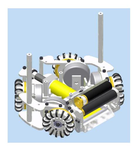 Fig. 5. 3D CAD model of the robot.