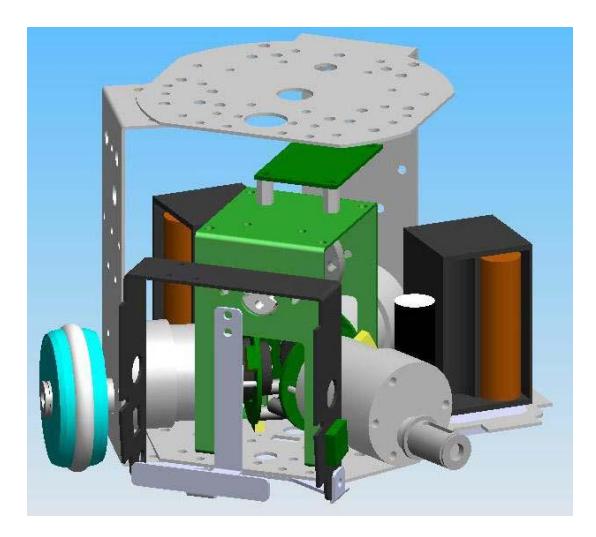 Fig. 3. CAD view of the model robot.