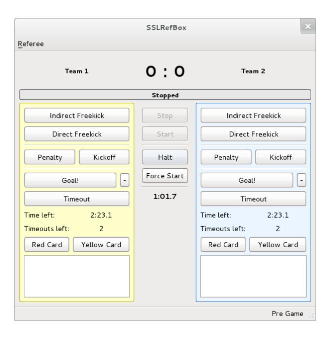 Fig. 8. Referee box software.