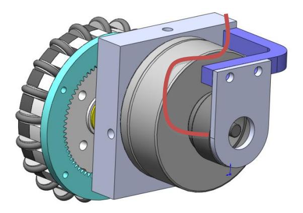 Wheel unit of 2010 model (CAD image)