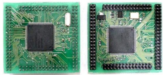 Fig. 14. Daughter board of FPGA and ARM7