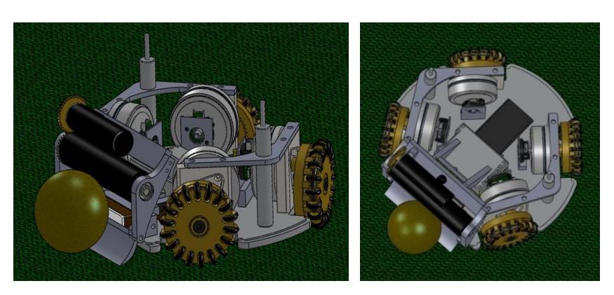 Fig.2. Robot's mechanical plan design