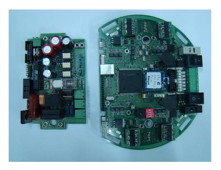 Fig. 6. The main and kicker board