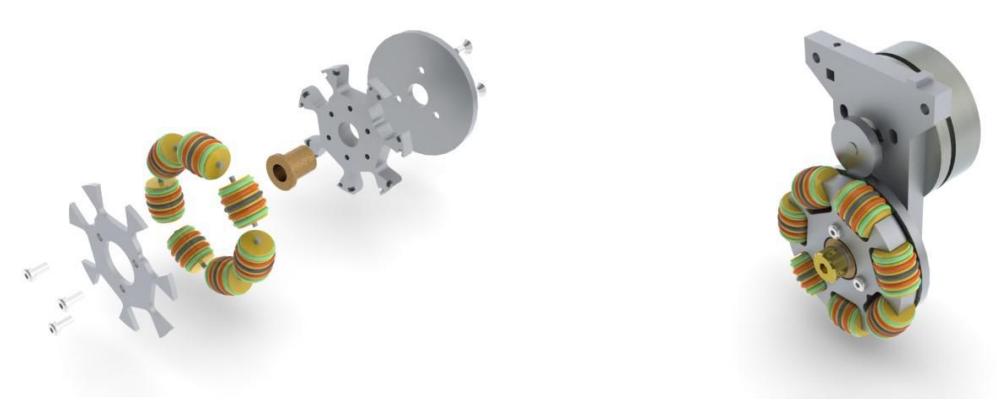 Fig. 3. Render of the wheel design.