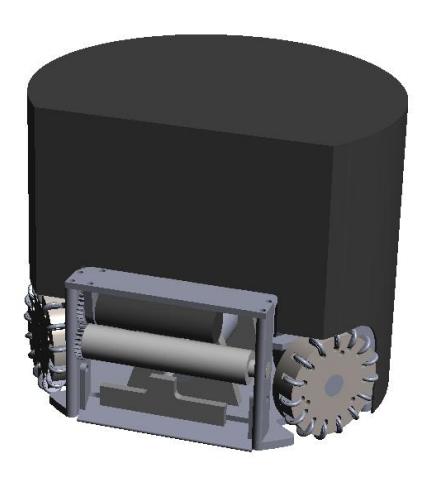 Fig. 1. Left is the latest design that is being manufactured, right is the first prototype developed this year.