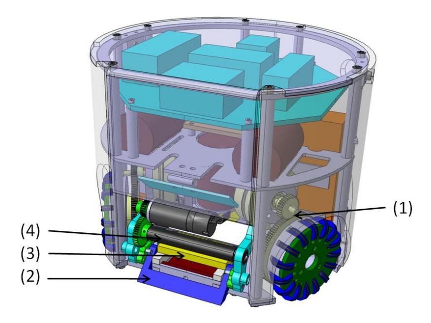 Figure 1: CAD-design of our robot