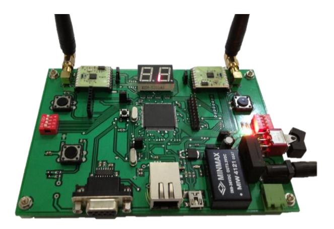 Fig. 1. New interface board for wireless communications