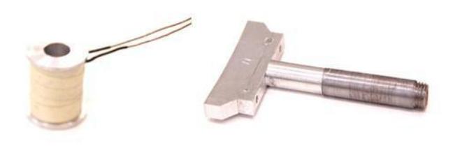 Figure 14: New optimized solenoid and plunger