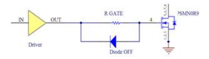 Fig. 8. Turn-off speed improvement circuit