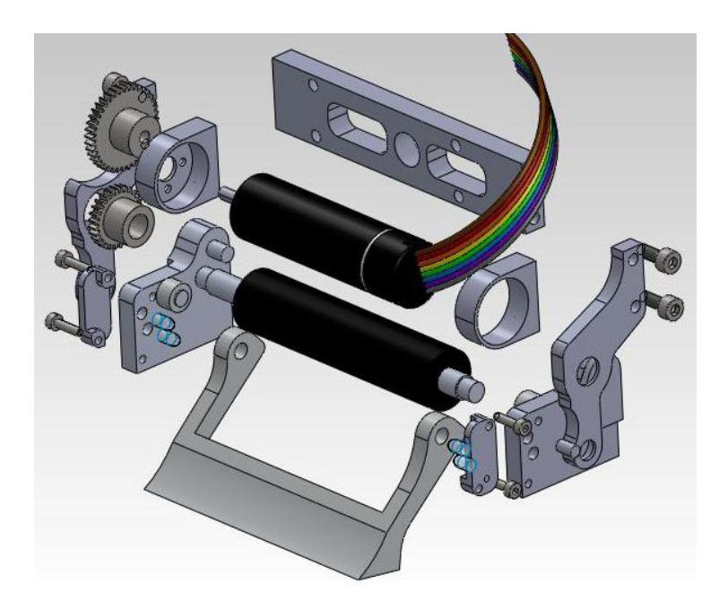 Fig. 13. MRL robot dribbling system