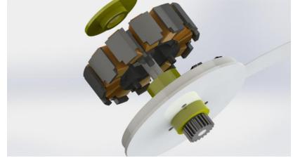 [Problem: fracture in connections between the coil and main structure of motor that causes the hall sensors to brake - continued]