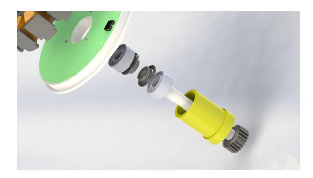 [Problem: Rotational component depreciation such as bearings]