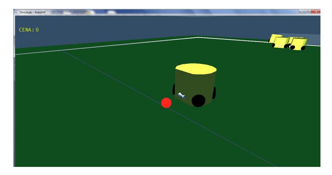 Fig. 2. Simulated robot.