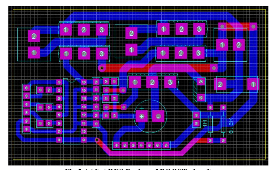Fig 2.4 (d) ARES Design of BOOST circuit