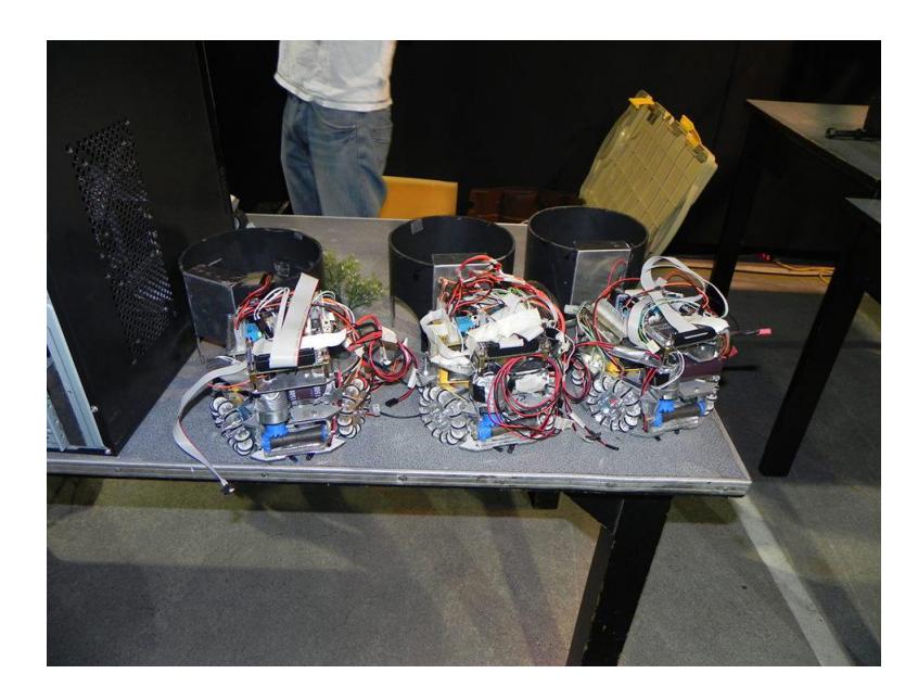 Fig. 1. Robots built at the time