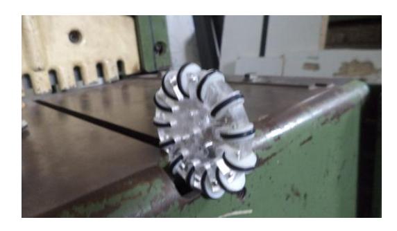 Fig. 3. Omnidirectional wheel