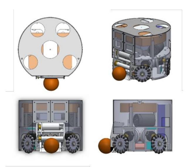 Fig. 1: External shape of a robot