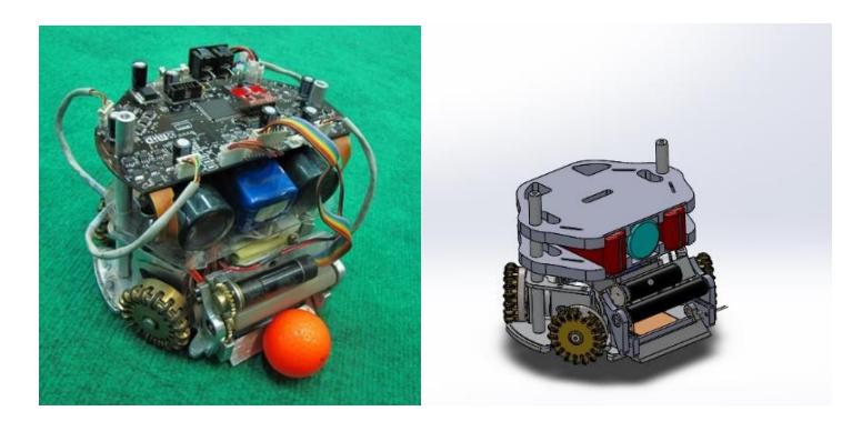 Robot's mechanical plan design