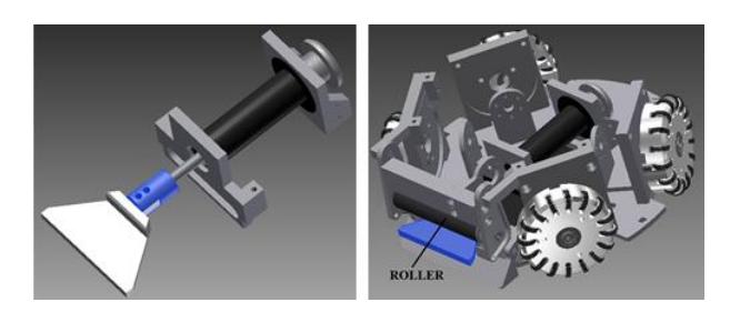 Fig. 4. New geometry of the kick device
