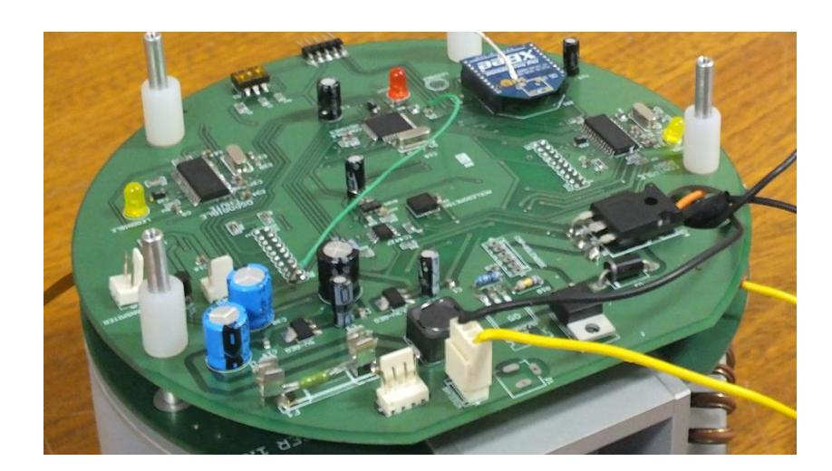 Fig. 3. Mother Board and BRD Motores in the robot