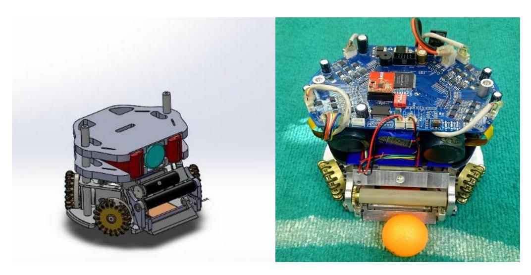 Fig. 1. Robot's mechanical plan design