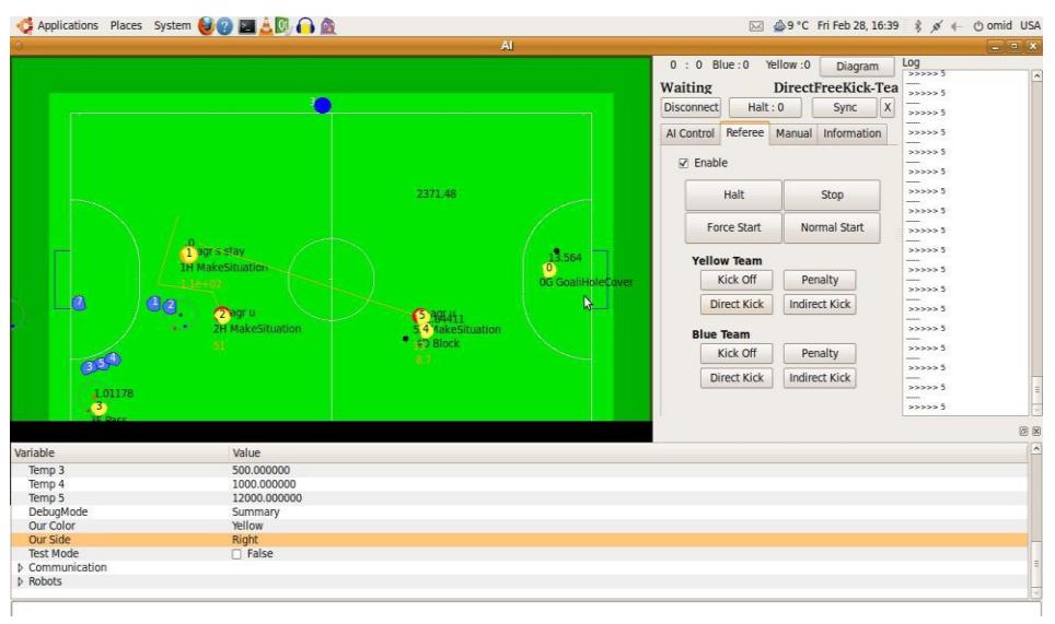 Fig. 8. Screenshot of AI Software
