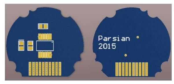 Fig.6. Sensor's board