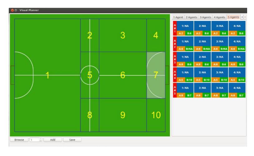 Fig.11. Visual planner