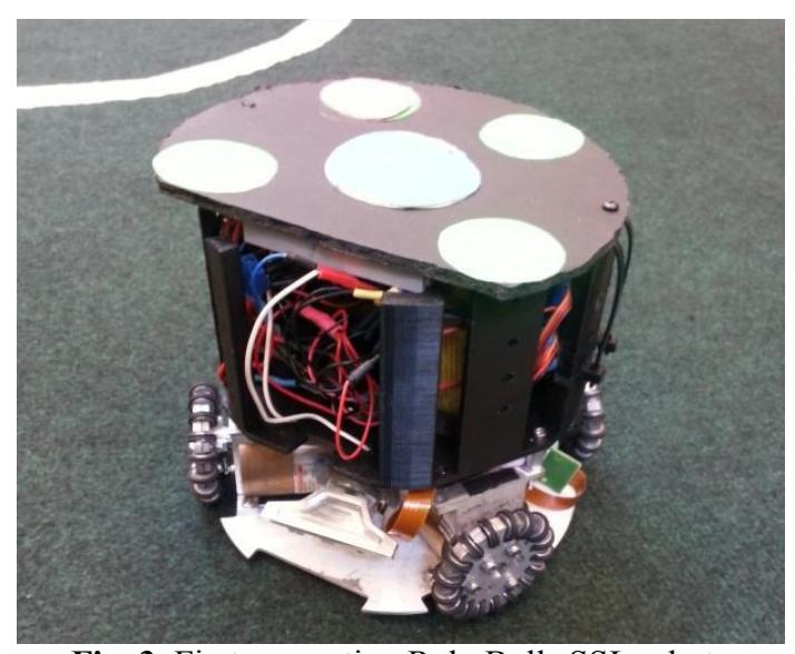 First generation RoboBulls SSL robot.