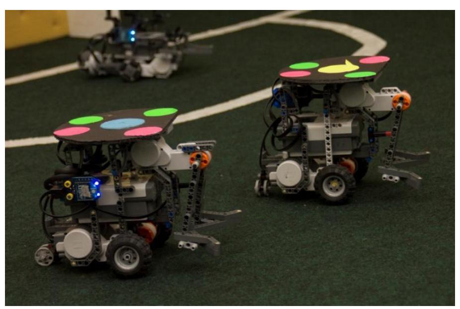 Lego NXT Robots used for initial development