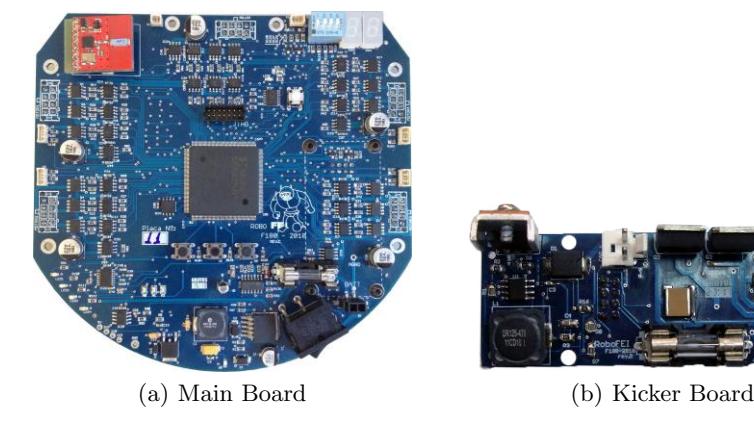 The current RoboFEI's Boards.