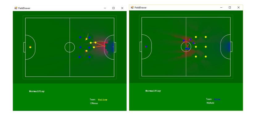 A demonstration of our new heat map drawing capabilities. Highest priority locations are mapped in purple.